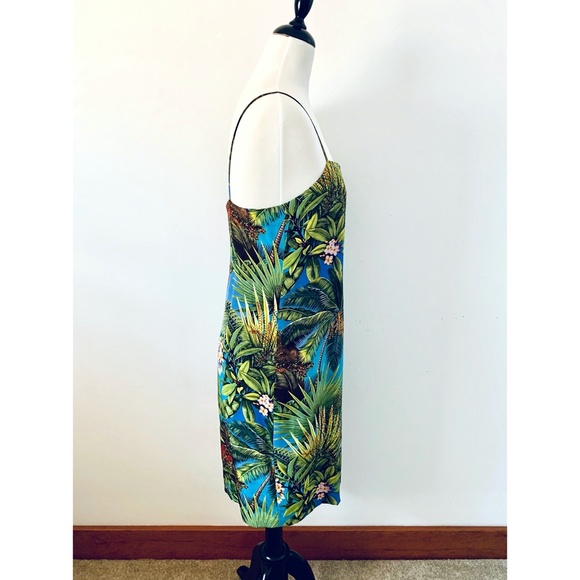 Company Ellen Tracy Silk Tropical Print Sundress - Picture 3 of 6